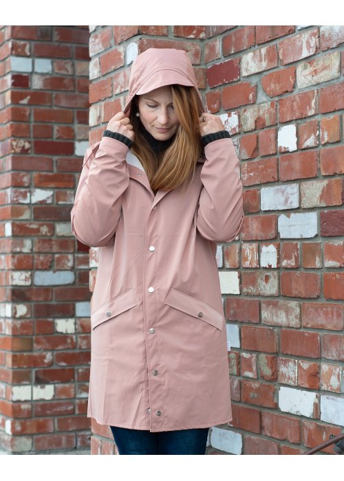 Rains | Long Jacket | Blush